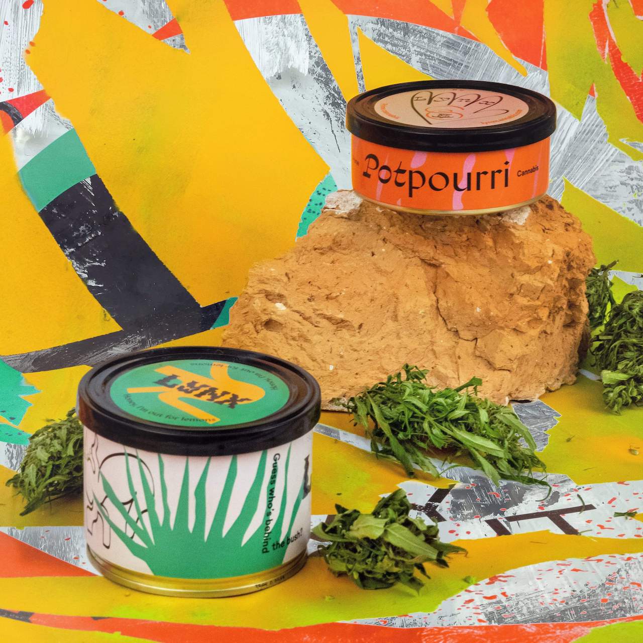 Kanapių žiedų ir arbatos rinkinys - Lynx Tea + Lynx Potpourri - Lynx Cannabis