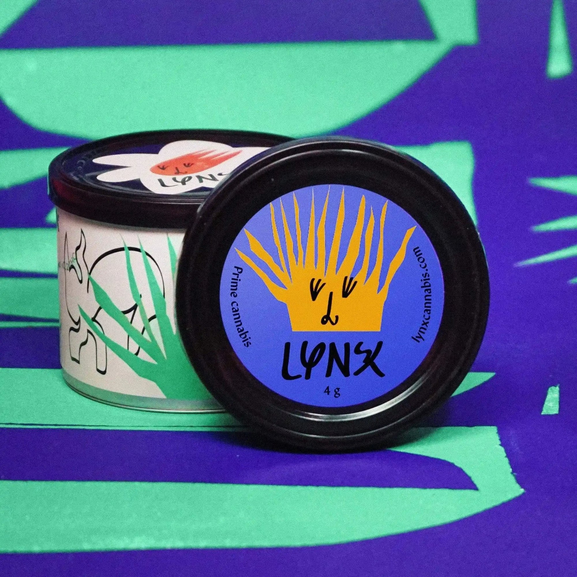 Kanapių žiedų ir arbatos rinkinys - Lynx Tea + Lynx Prime - Lynx Cannabis